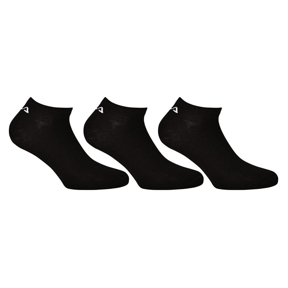 FILA F9100-200 BLACK INVISIBLE SOCKS UNISEX "FILA" 3 PAIRS PER PACK