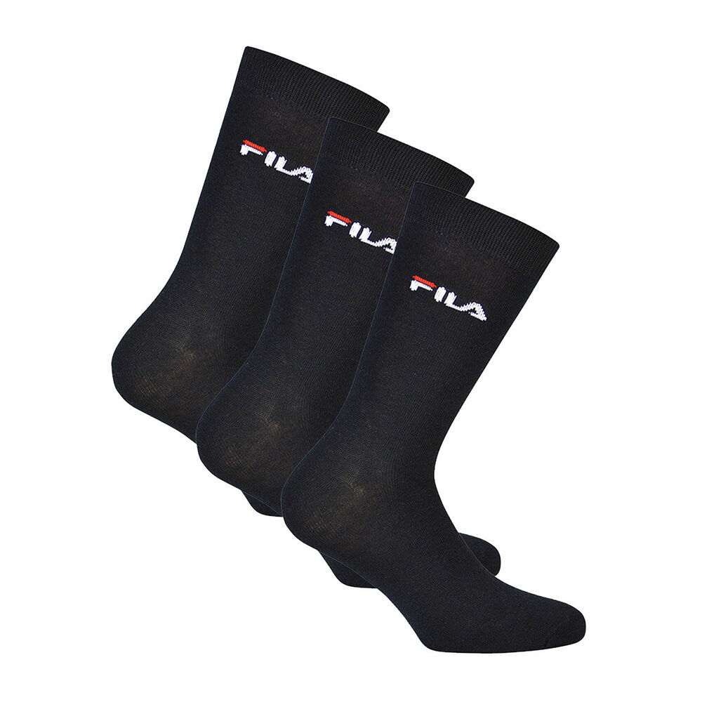 FILA F9630-200 BLACK NORMAL SOCKS MAN "FILA" 3 PAIRS PER РАСК