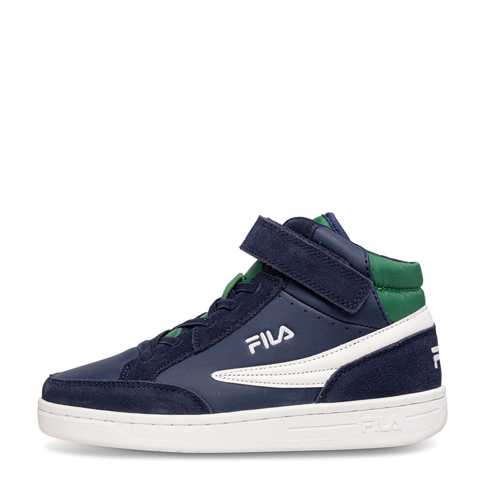 FILA FFK0122 FILA CREW velcro mid kids 53065 Fila Navy-Verdant Green
