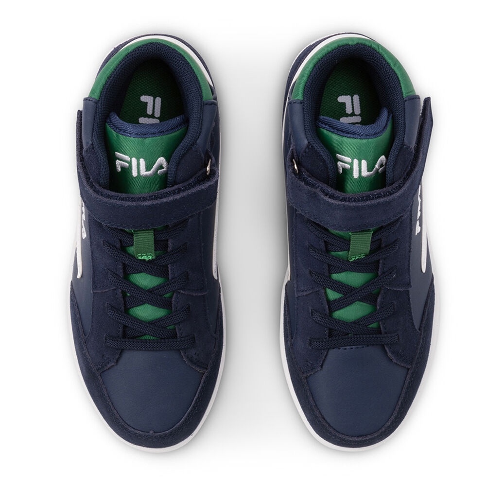 FILA FFK0122 FILA CREW velcro mid kids 53065 Fila Navy-Verdant Green