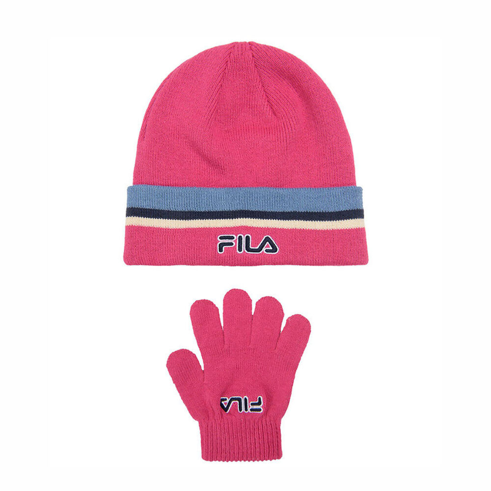 FILA FCK0017 BEREA Set beanies & Gloves 40032 Fuchsia Purple
