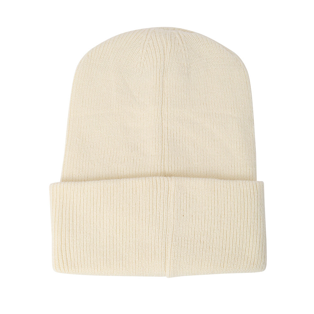 FILA FCU0092 BLAINE Slouchy Beanie with flag logo 10006 Antique White