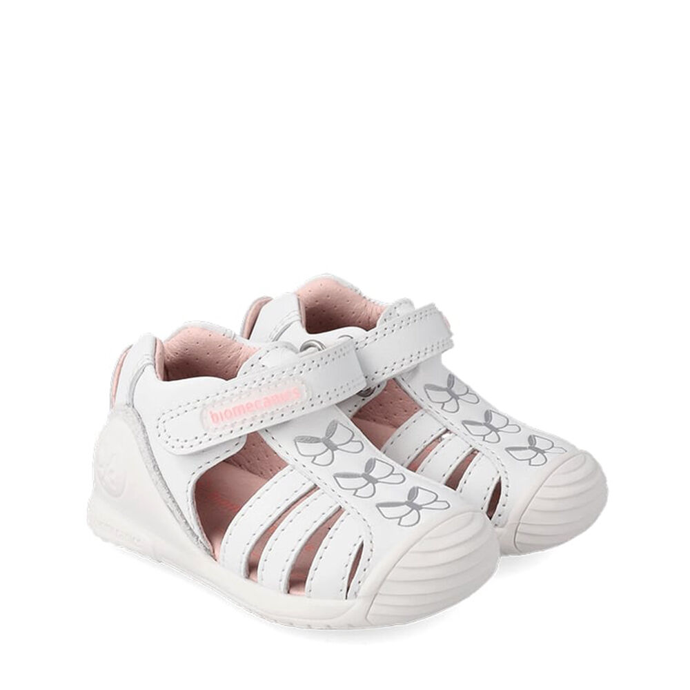 Biomecanics 232101-B SANDALIA LAZO BLANCO (SAUVAGE)