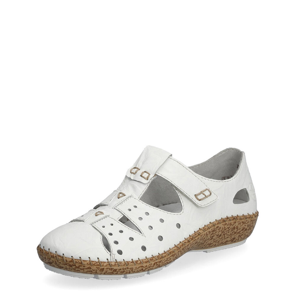 Rieker 44852-80 weiss/offwhite