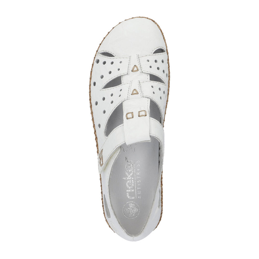 Rieker 44852-80 weiss/offwhite