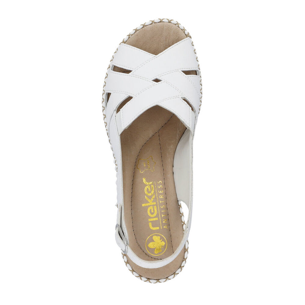 Rieker 66189-80 weiss/white