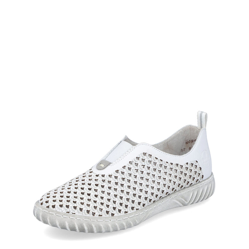 Rieker N0965-80 weiss/cement