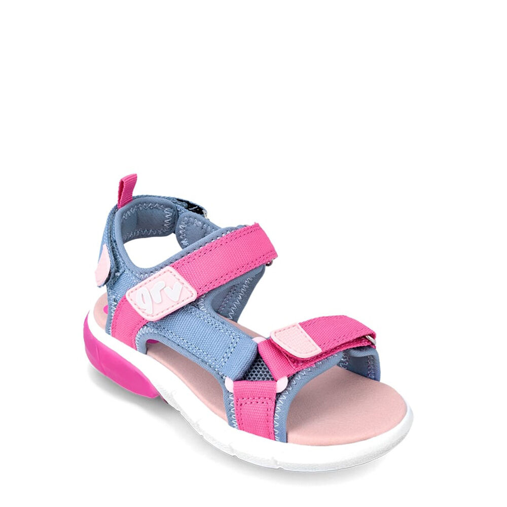 Garvalin 242855-C SANDALIA TIRAS JEANS Y ROSA (MAT)