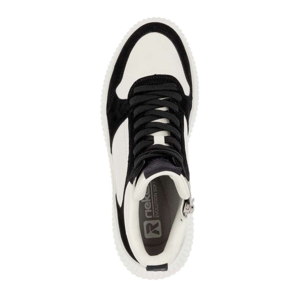 Rieker W1770-60 schwarz/cotton/cotton/schw