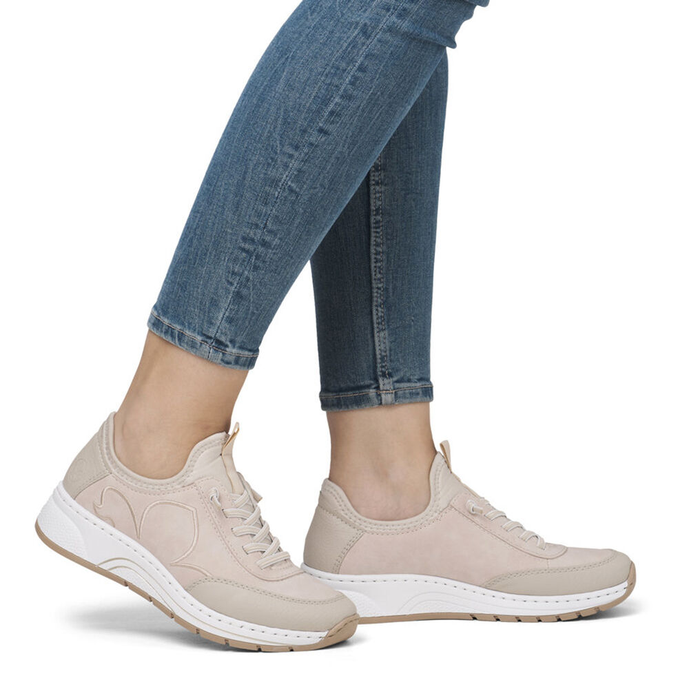 Rieker N6550-60 crema/rose/perlcreme