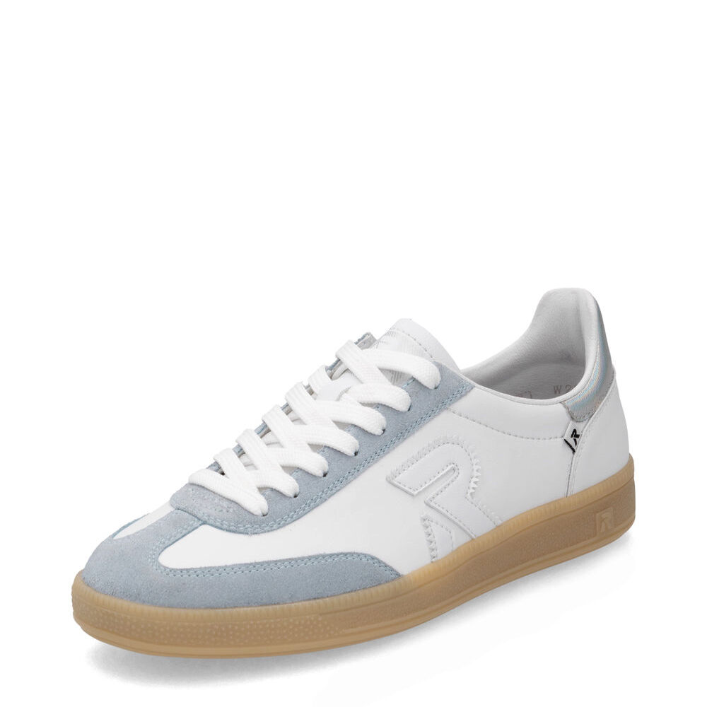 Rieker W2200-84 bleu/weiss/weiss/perlmutt