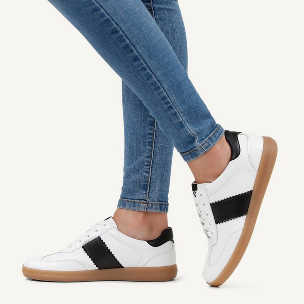Caprice 23705-109 WHITE/BLACK