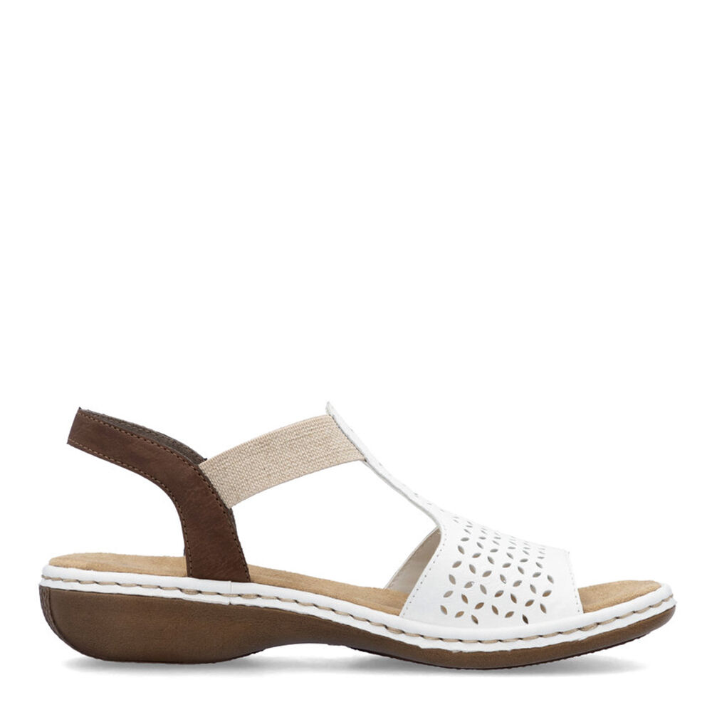 Rieker 65917-80 weiss/chestnut
