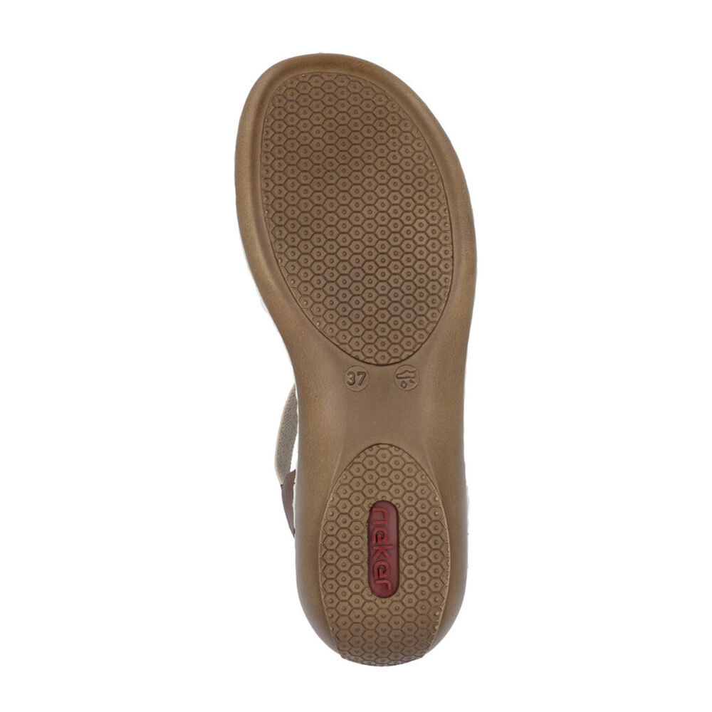 Rieker 65917-80 weiss/chestnut