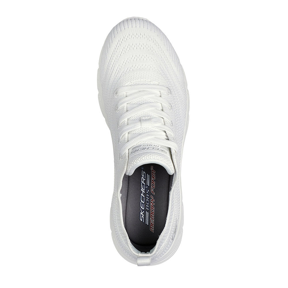 Skechers 117591-WHT-BOBS BFLEX LO-G