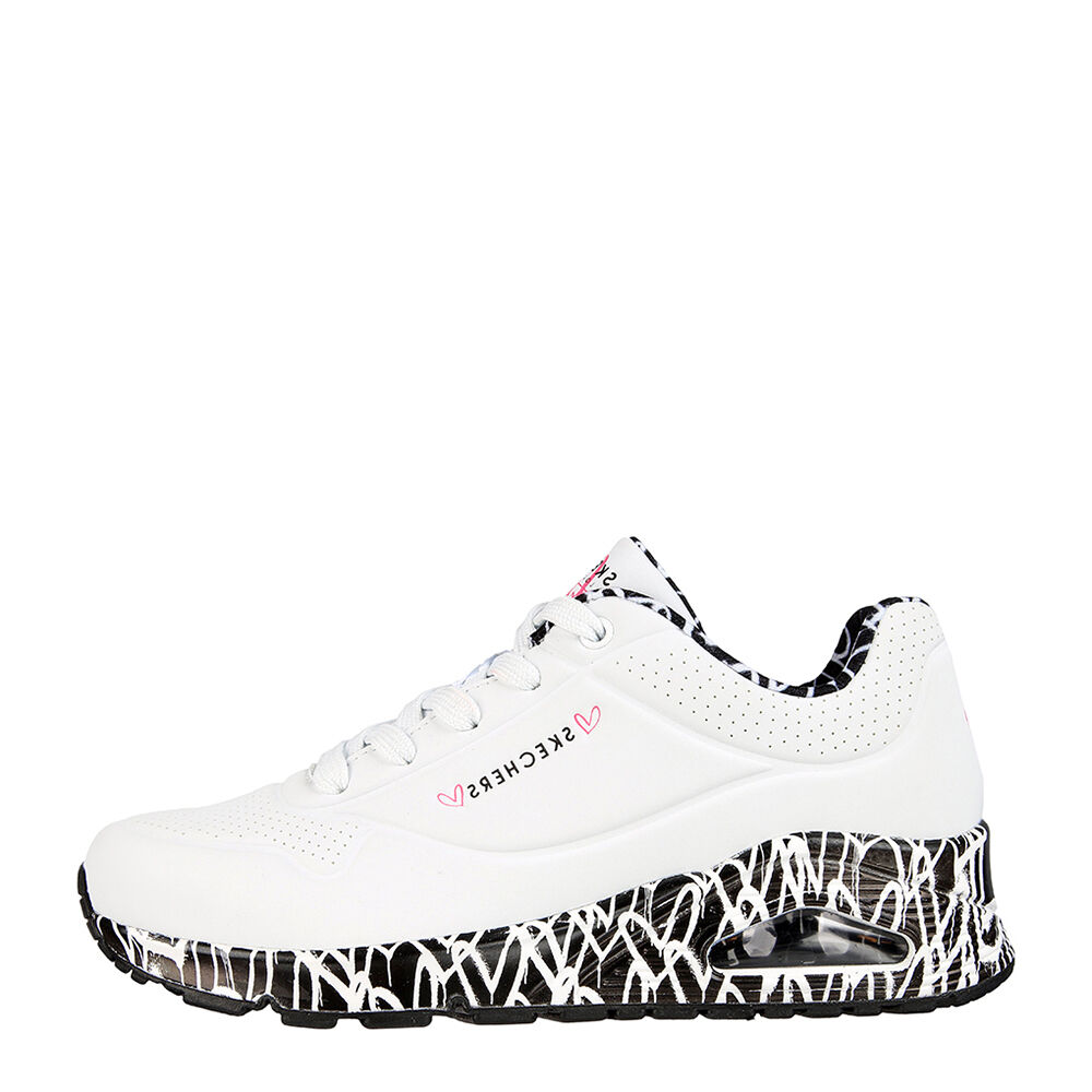 Skechers 155506-WBK-UNO-LOVING LO