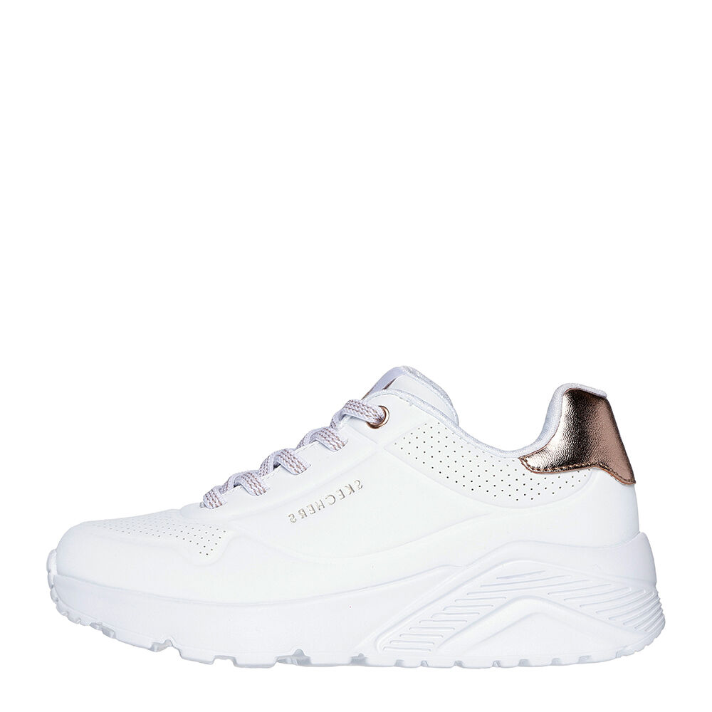 Skechers 310384L-WHT-UNO LITE-METALL