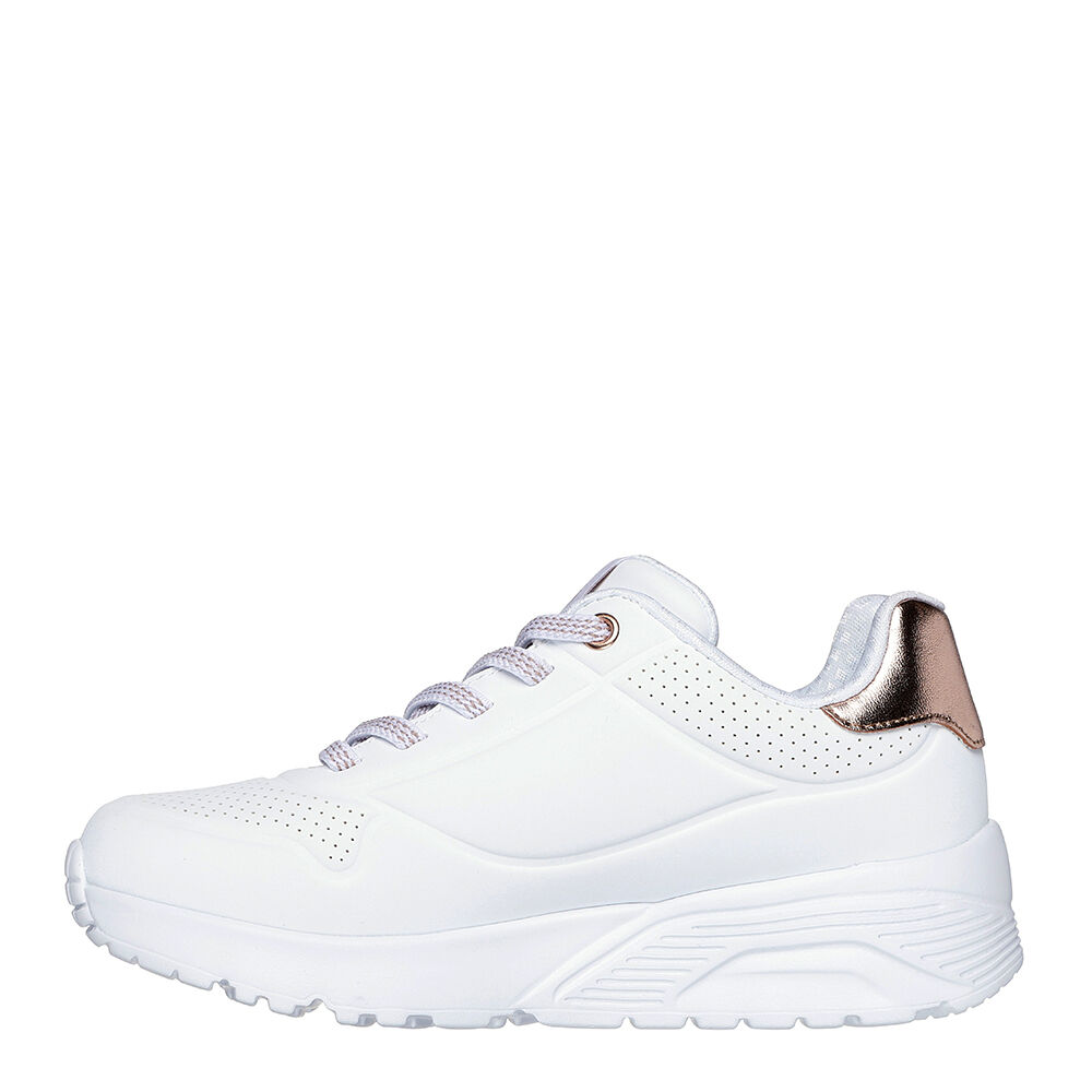 Skechers 310384L-WHT-UNO LITE-METALL