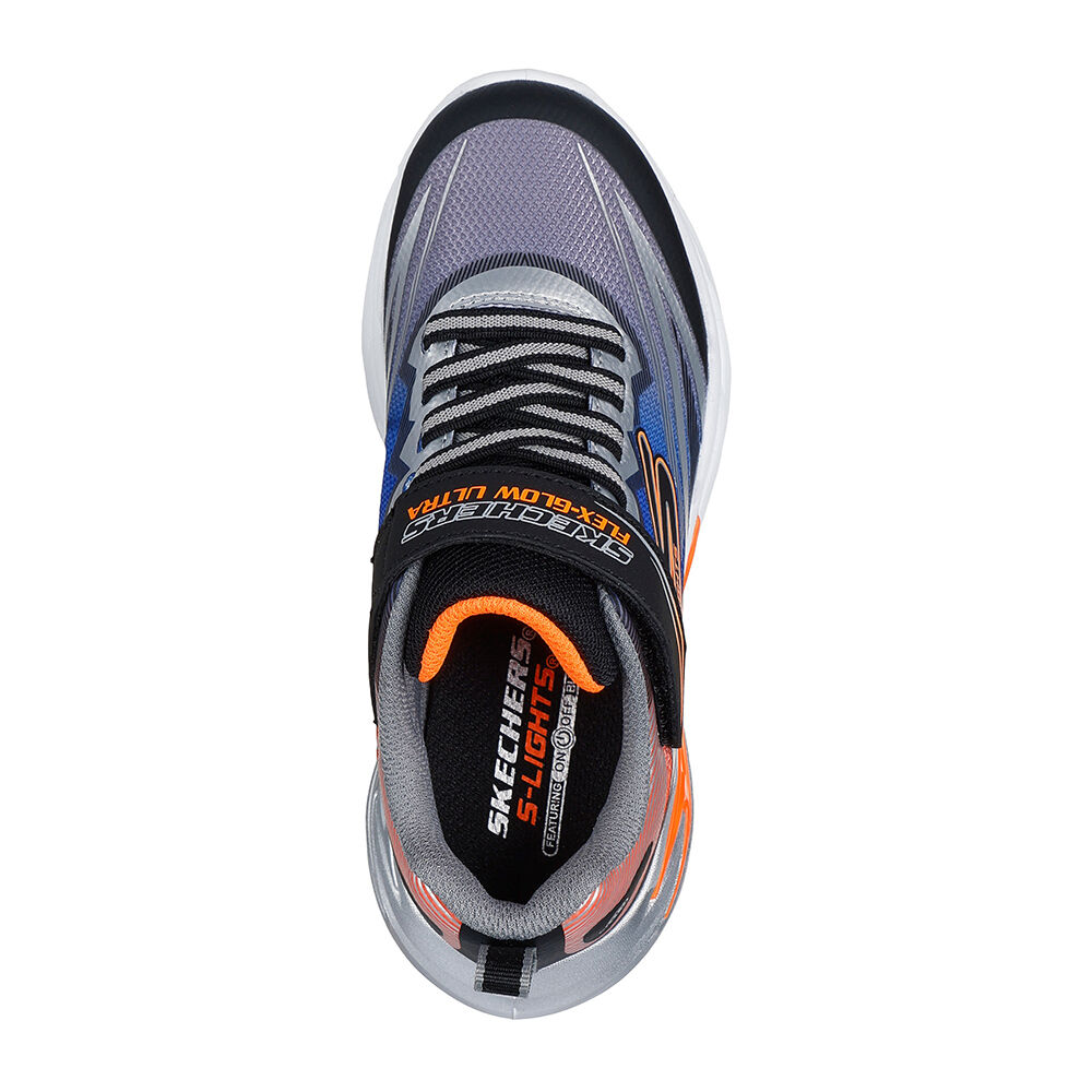 Skechers 400139L-BKSL-FLEX-GLOW ULTRA