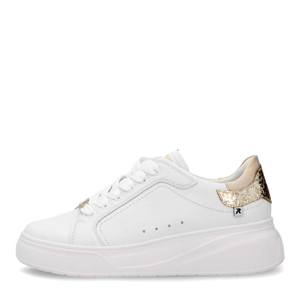 Rieker W2303-80 weiss/weiss/gold-silber/mu