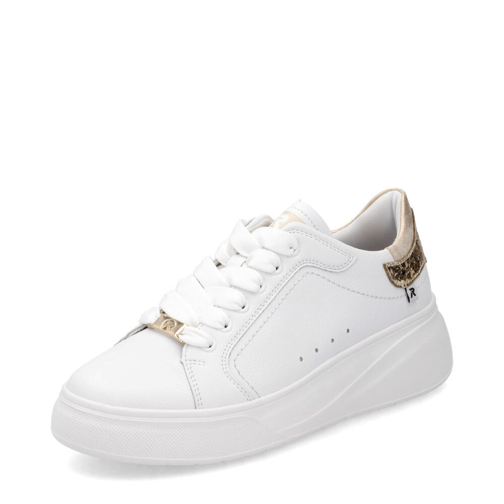 Rieker W2303-80 weiss/weiss/gold-silber/mu