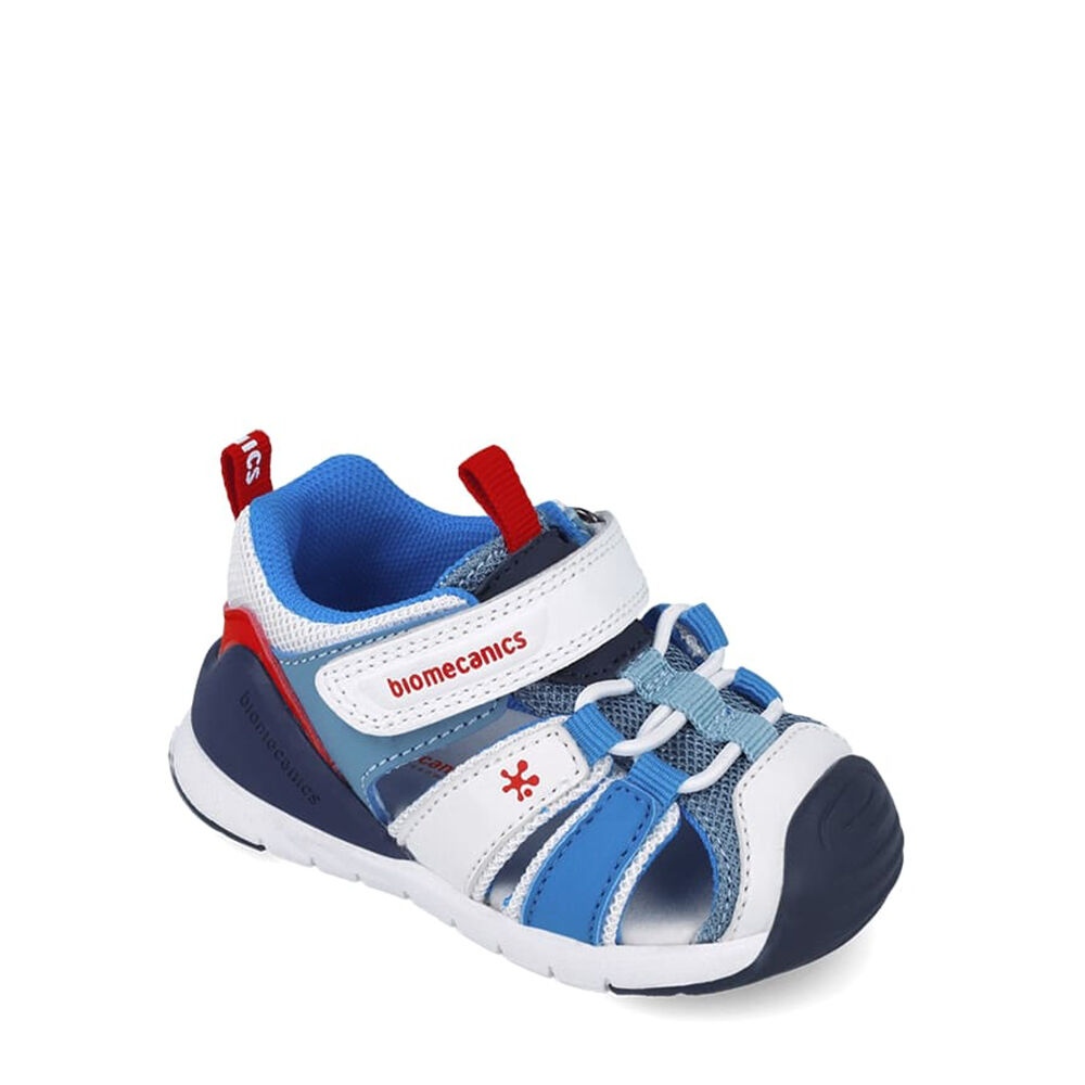 Biomecanics 252135-B057 ВIO126-01-ВО SANDALIA SPORT BLANCO Y AZUL (REJILLA)