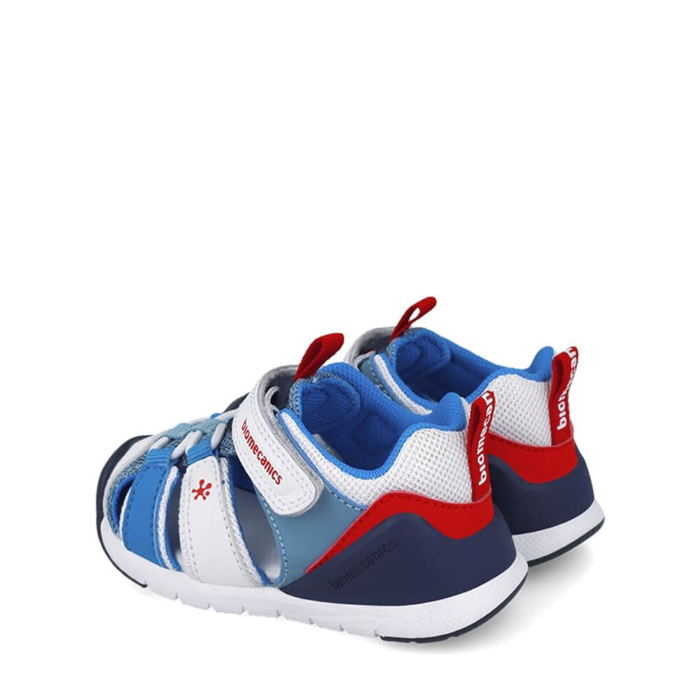 Biomecanics 252135-B057 ВIO126-01-ВО SANDALIA SPORT BLANCO Y AZUL (REJILLA)