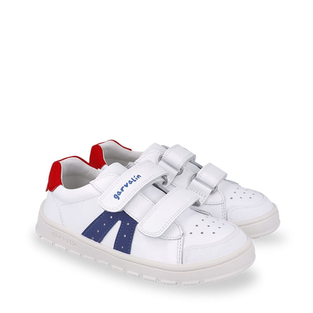 Garvalin 252507-A057 ZAPATO PICADOS BLANCO Y AZUL (NAPA)