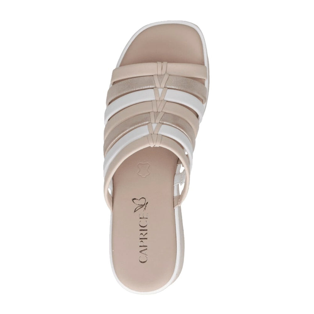 Caprice 27201-137 WHITE/LT GOLD