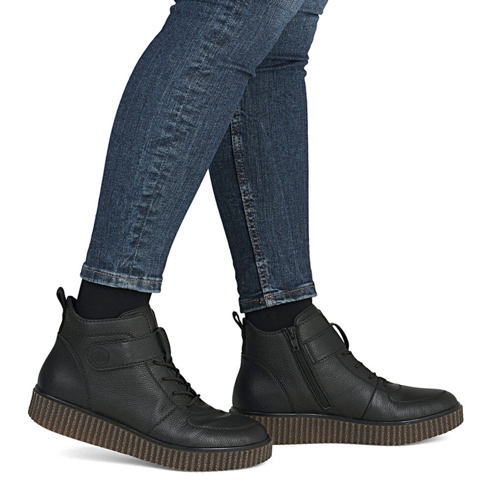 Rieker Y4351-00 schwarz/schwarz/mogano