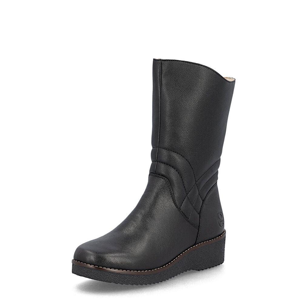 Rieker Y4656-00 Ladies mid height boc