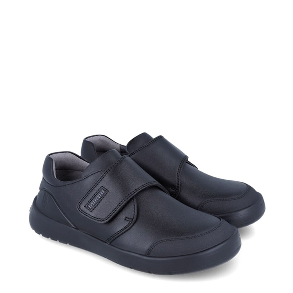 Biomecanics 251021-A054 ZAPATO UN VELCRO COLEGIAL NEGRO (NAPA)