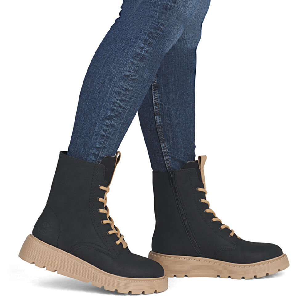 Rieker 70404-01 schwarz/camel/schwarz