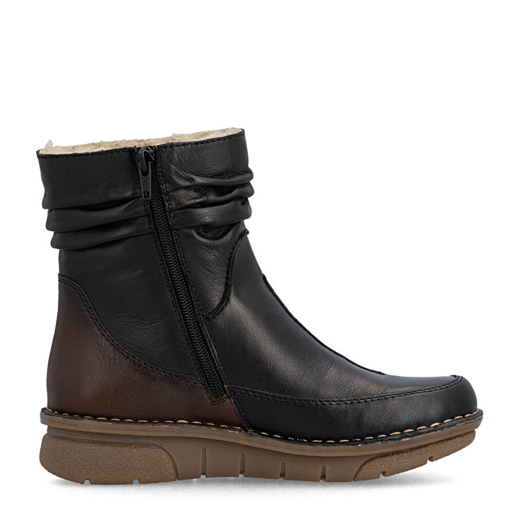 Rieker 73366-00 schwarz/schwarz/brandy