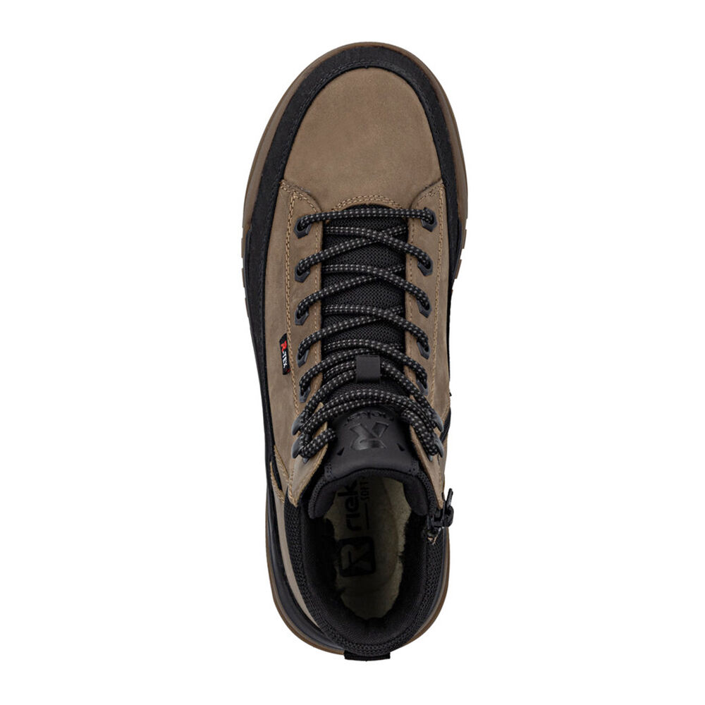 Rieker U1571-20 schwarz/roe/black/roe
