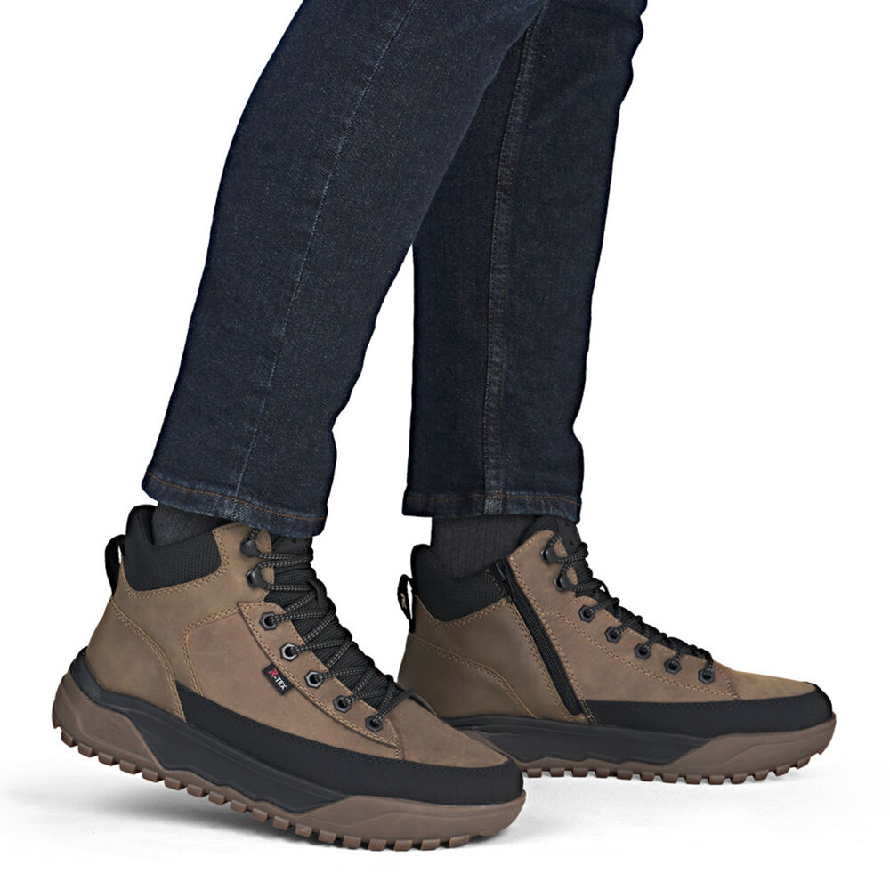 Rieker U1571-20 schwarz/roe/black/roe