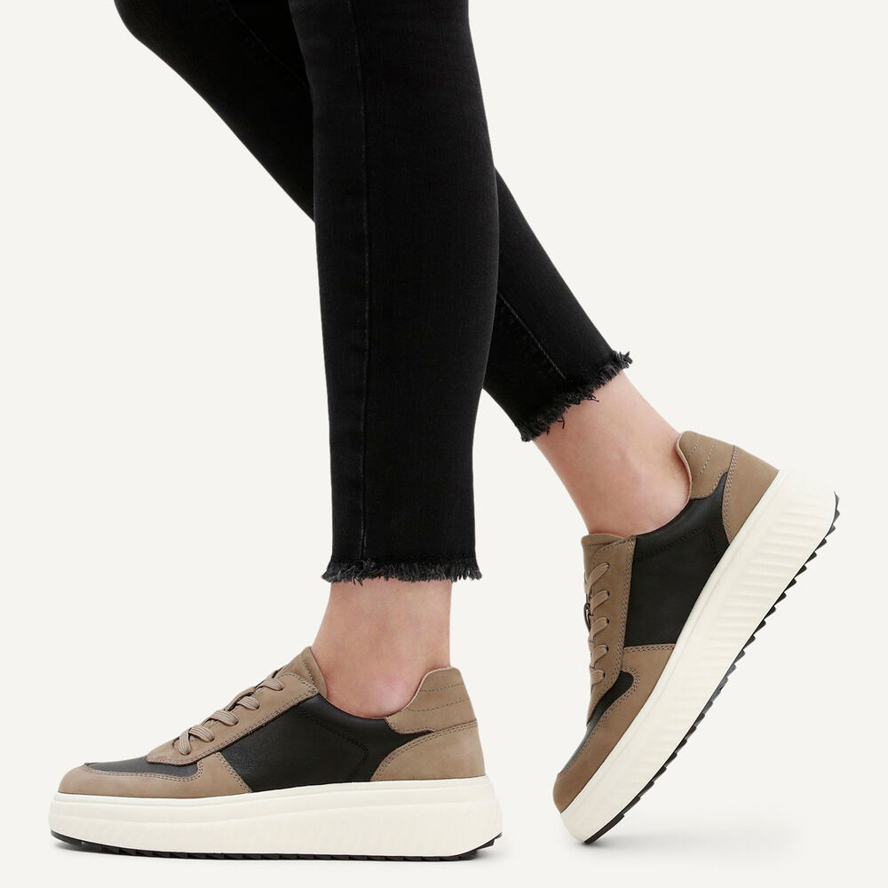 Caprice 23602-322 TAUPE/BLACK