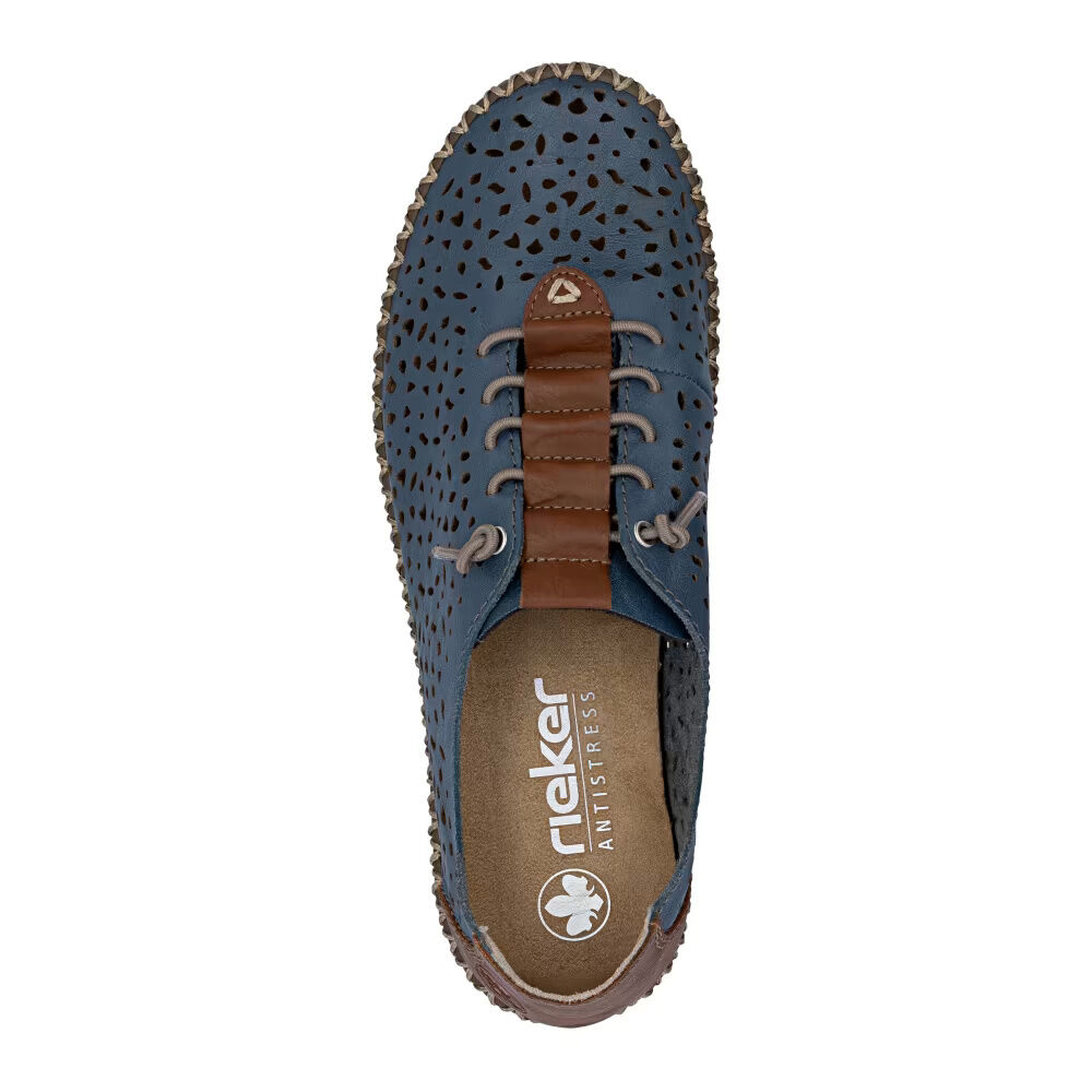 Rieker M2856-12 azur/cayenne/royal