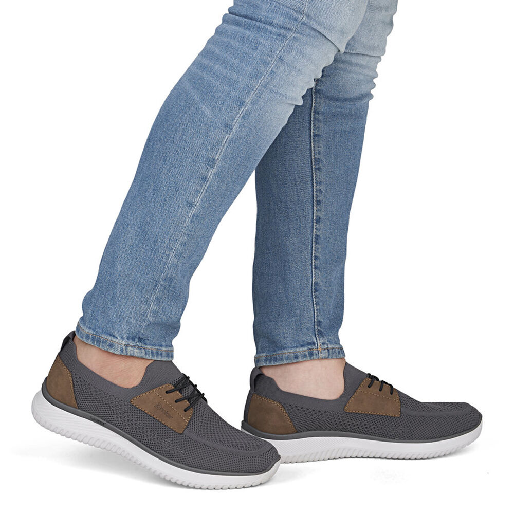 Rieker B9656-45 fumo/wood