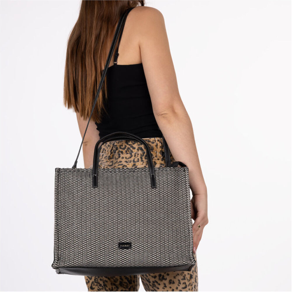 Rieker H1074-92 schwarz-sand/schwarz