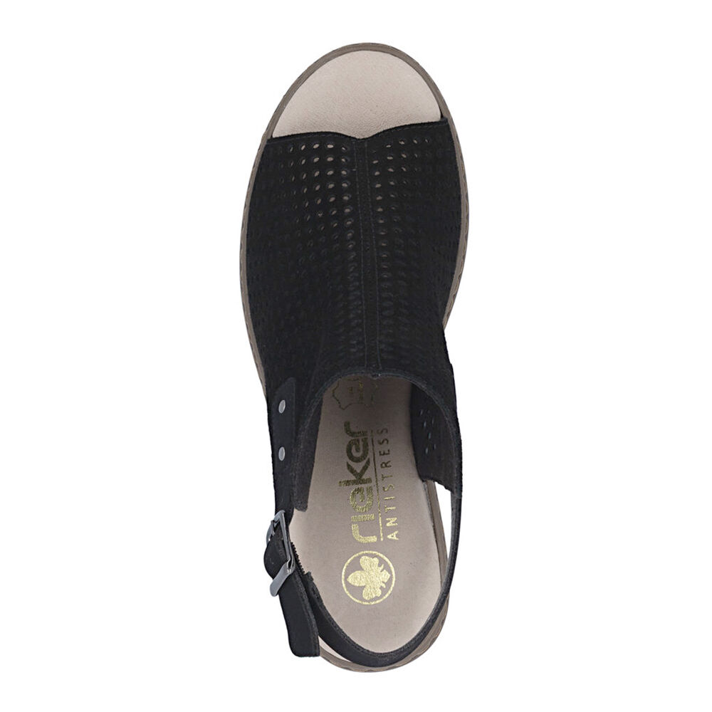 Rieker V0590-01 schwarz/schwarz