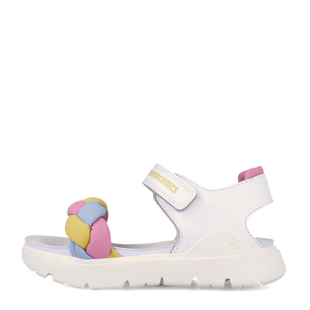 Biomecanics 262220-C310 SANDALIA PALA TRENZA BLANCO Y MULTICOLOR (NAPA)