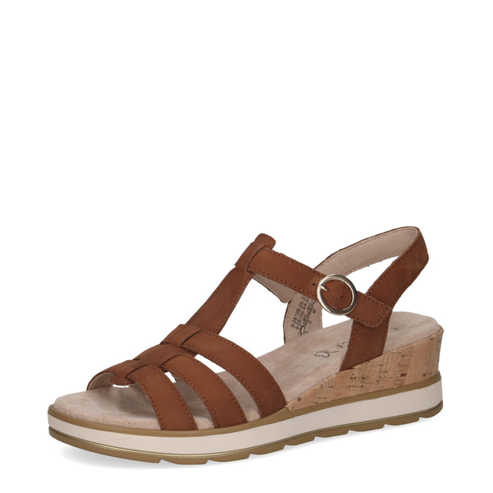 Caprice 28709-375 COGNAC NUBUC