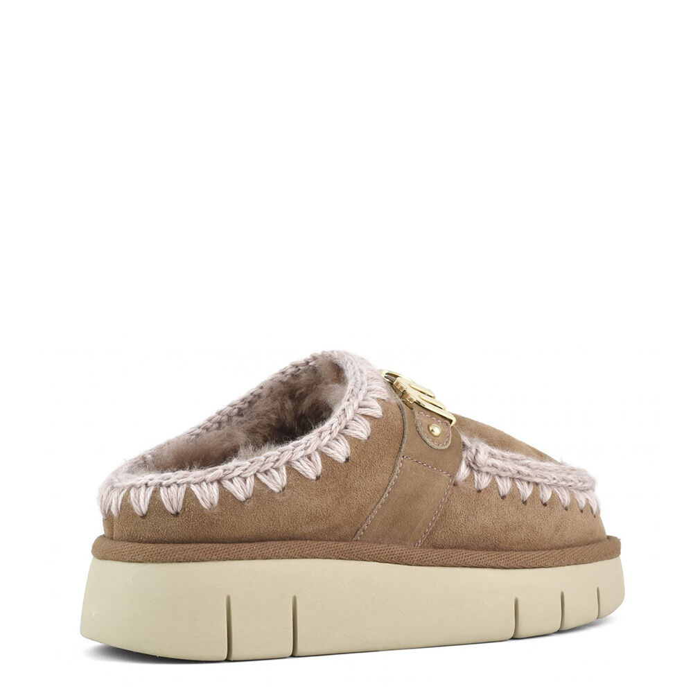 MOU MU.FW531001A/PKBRO Bounce clog metal logo