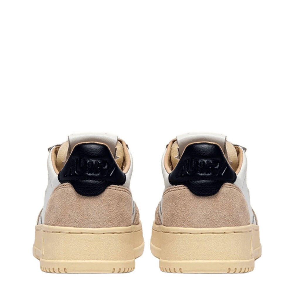 Autry A1UNAULMLS28 MEDALIST LOW MAN LEAT/SUEDE WHT/BLUE