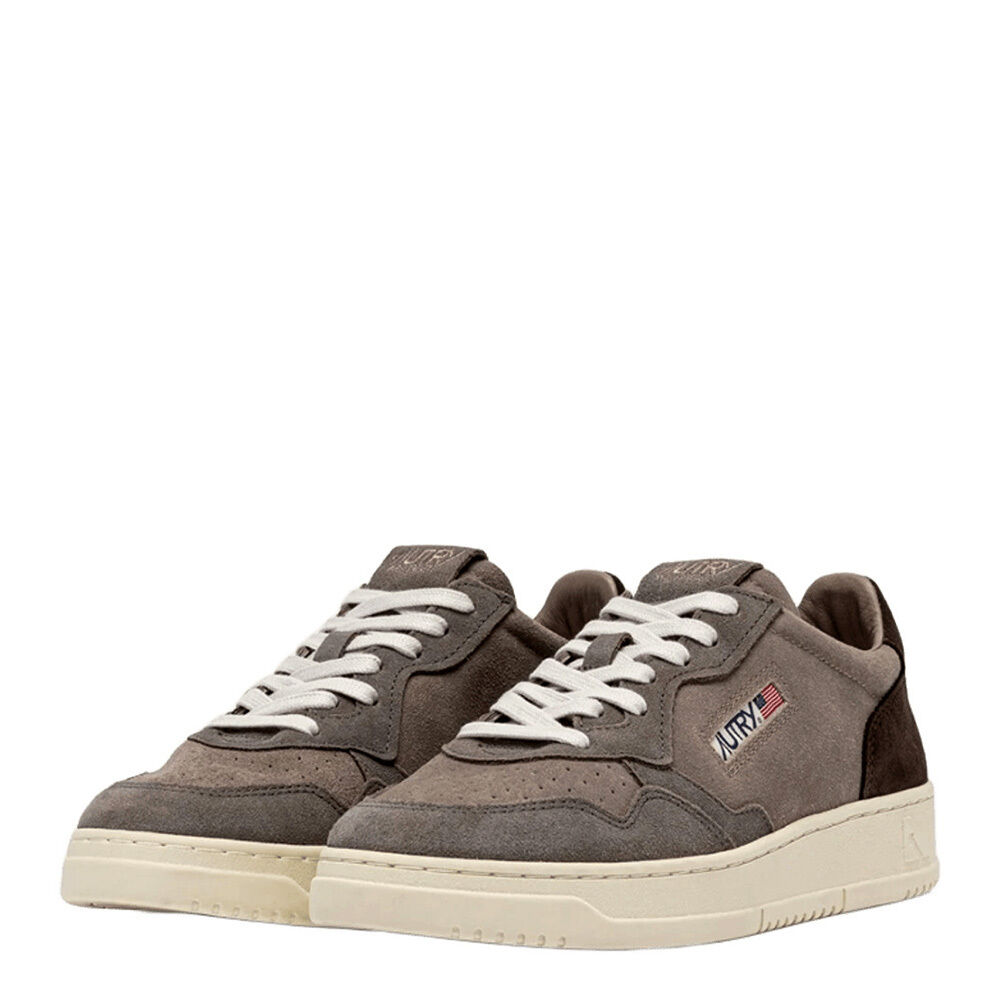 Autry A1UNAULMTS41 MEDALIST LOW MAN TRIC/SUEDE TAUPE/COT