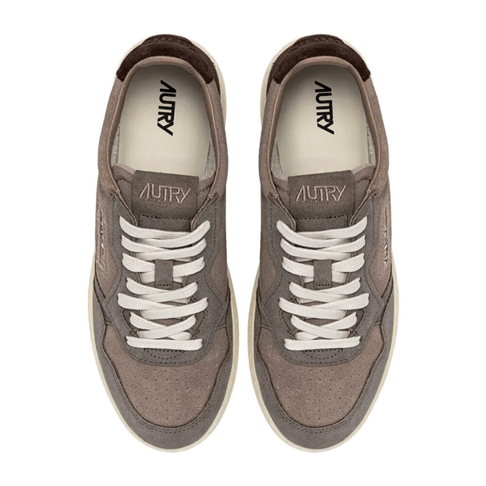 Autry A1UNAULMTS41 MEDALIST LOW MAN TRIC/SUEDE TAUPE/COT