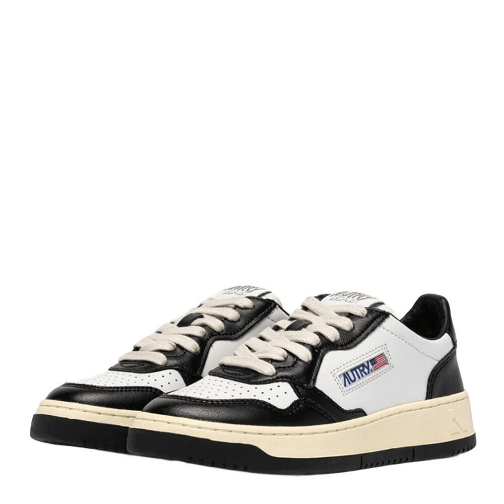 Autry A1UNAULMWB01 MEDALIST LOW MAN LEAT/LEAT WHT/BLK