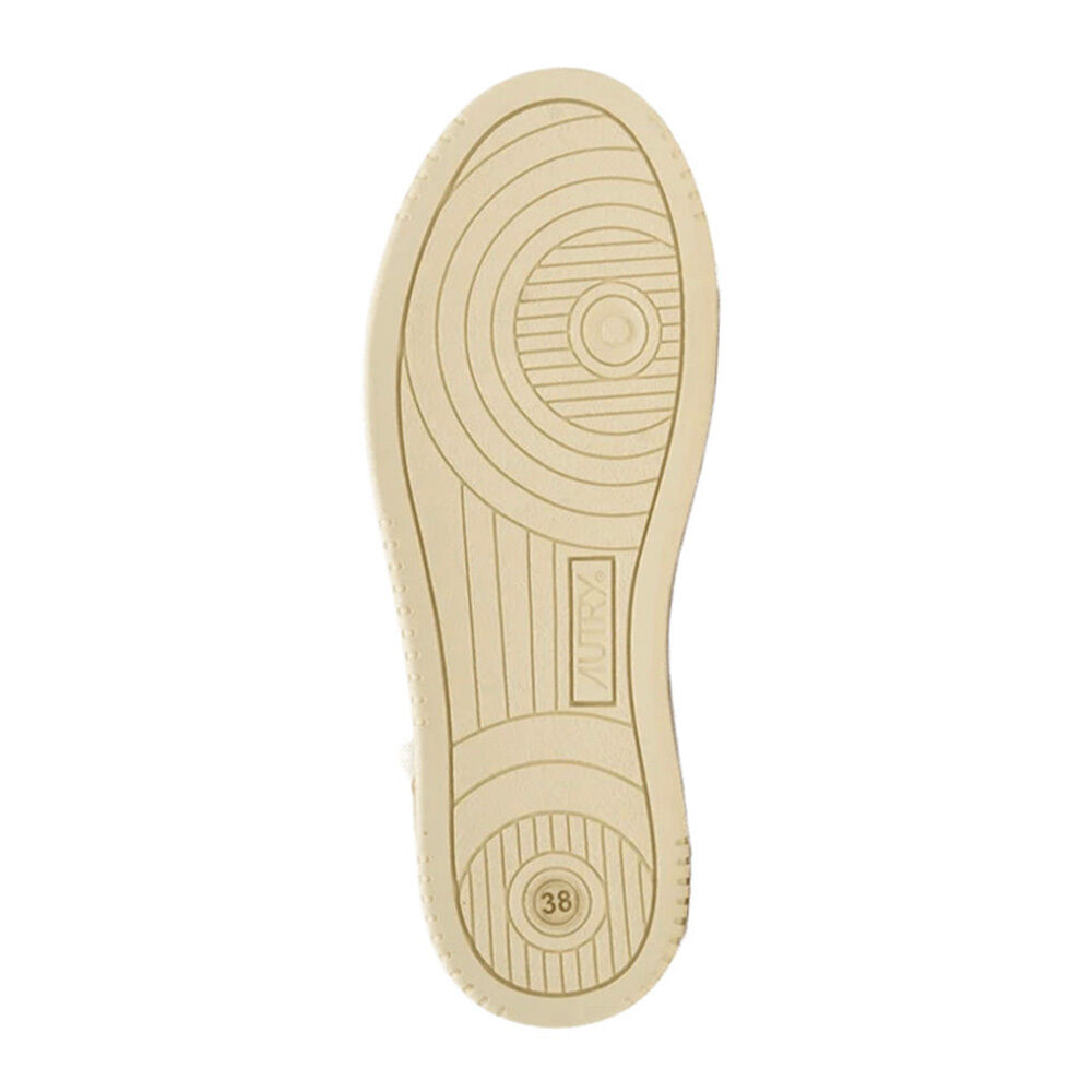 Autry A1UNAULWGX01 MEDALIST LOW WOM SUEDE/SHEARLING COGNAC