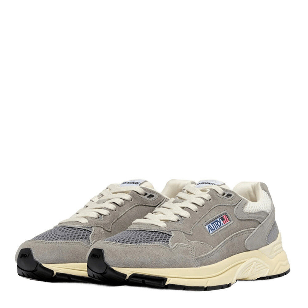 Autry A1UNHYLMUM15 HYPERWAY LOW MAN SUEDE/MESH PULMB/SILV